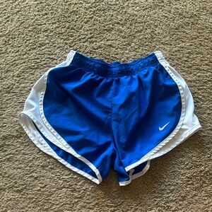 Blue Nike shorts